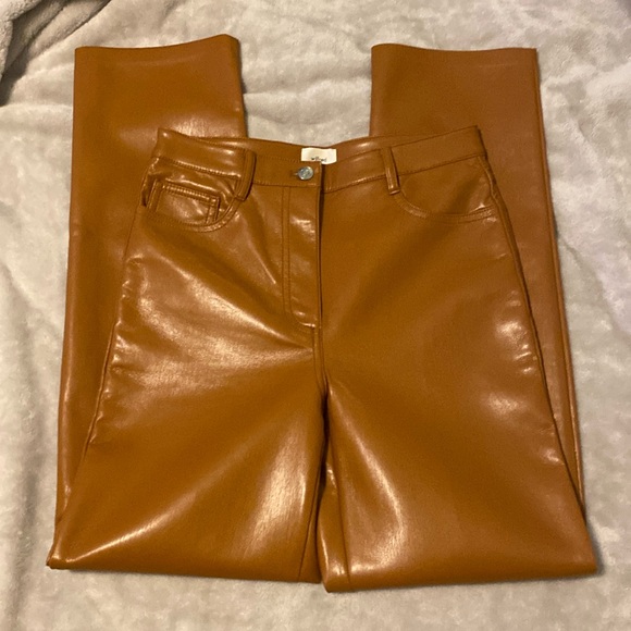 Aritzia⭐️Melina faux leather pants💗New! - Picture 5 of 15